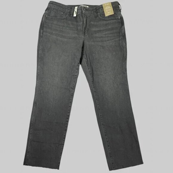 NWT Madewell The Petite Curvy Stovepipe Jeans Womens 32 32P Armand Wash NS092 - Picture 5 of 11